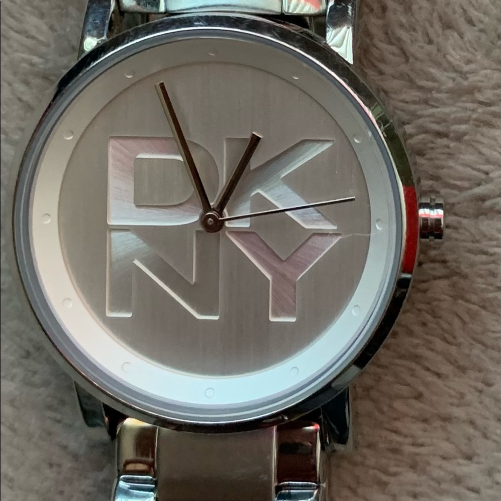 DKNY silver watch